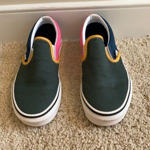Patchwork Slip On Vans